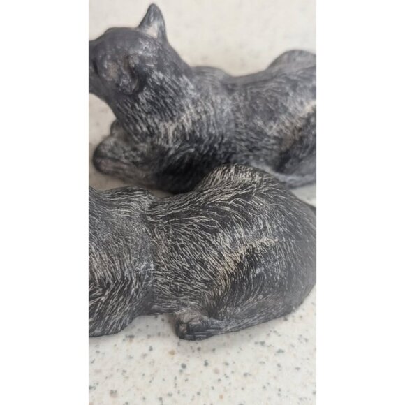 Vintage WOLF ORIGINAL Crouching Cat - Picture 3 of 8